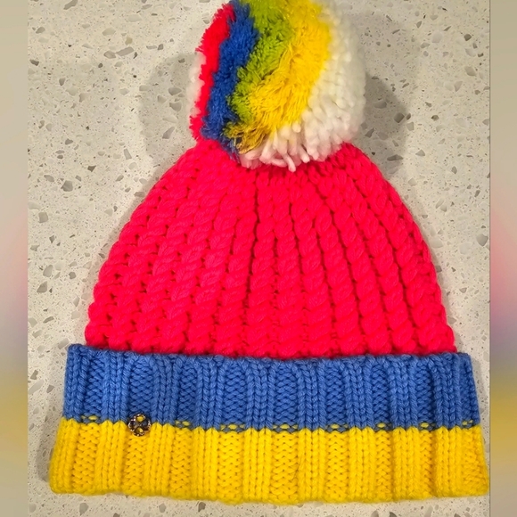 New Kate Spade New York Knit Beanie with Pom Pom - Picture 4 of 8